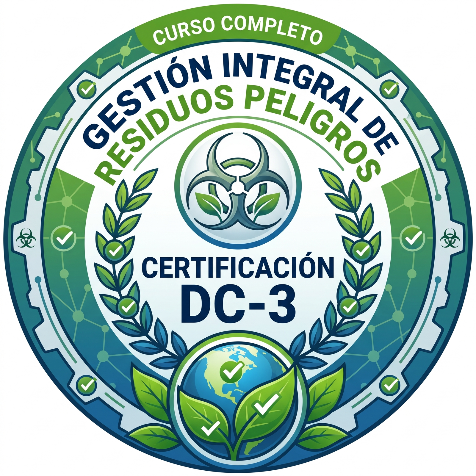 Manejo Seguro y Gestión Integral de Residuos Peligrosos para el Centro de trabajo (Acreditación DC-3)
